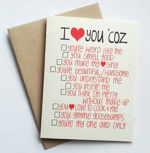 10 Valentine S Day Cards For Him My List Of Lists