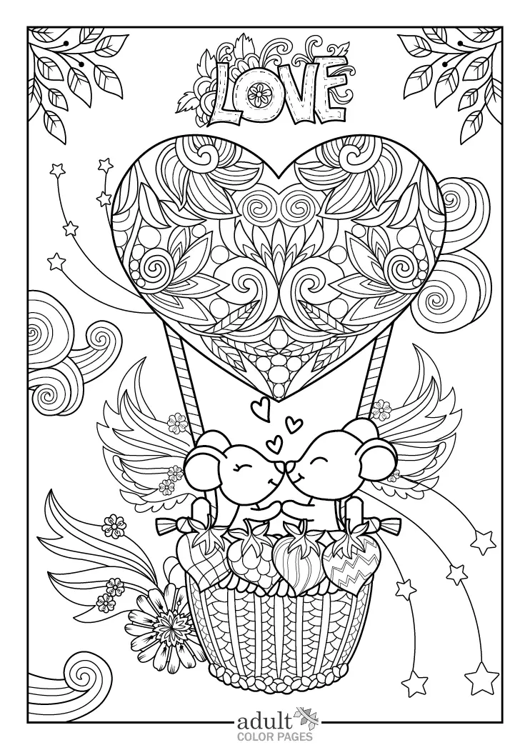 10 Valentine’s Day Coloring Sheets For Toddlers