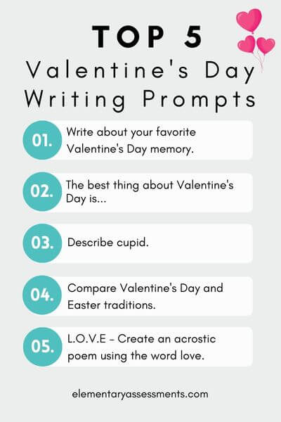 11 Free Printable Valentine S Day Writing Prompts