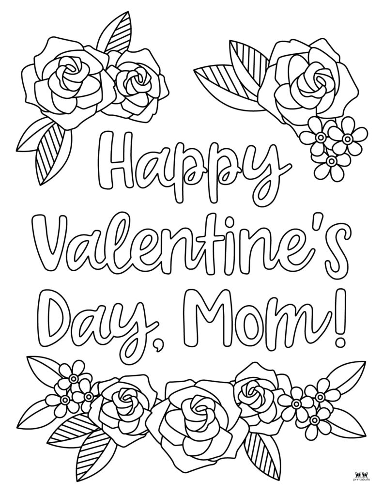 14 Cute Valentine’s Day Coloring Pages For Families