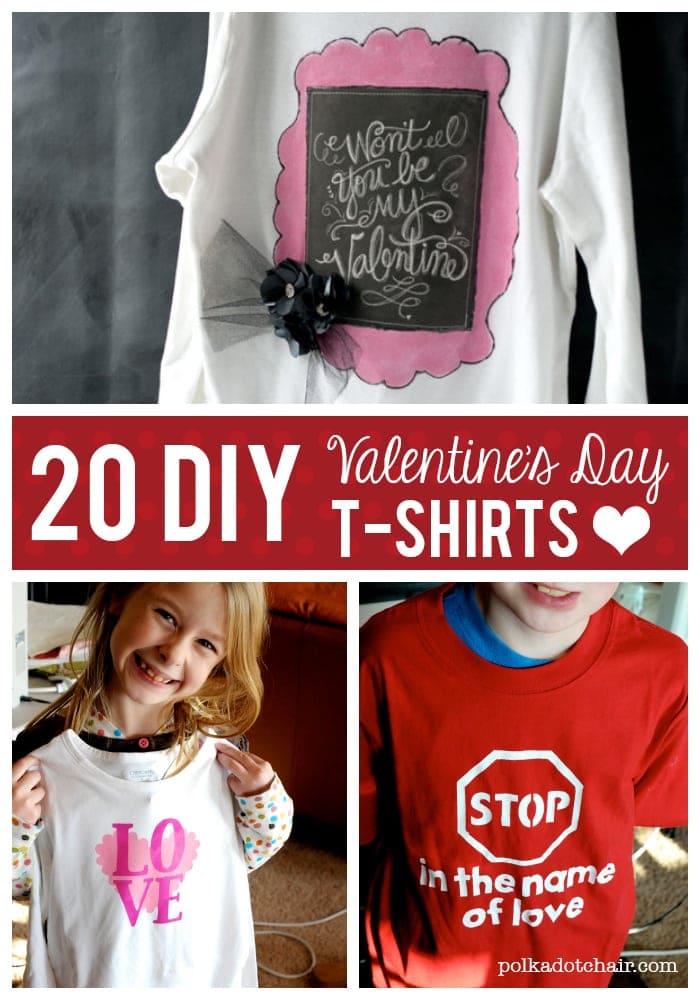 20 Diy Valentine S Day T Shirts