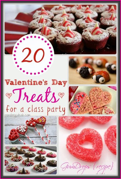 20 Valentine S Day Treats For A Class Party Valentines Party Food