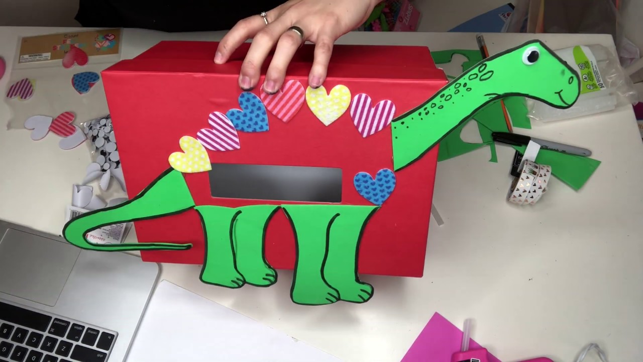 25 Dinosaur Valentines Day Box Falahsofiia