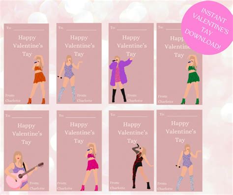 27 Free Printable Taylor Swift Themed Valentine Amp 39 S Day Cards 2024