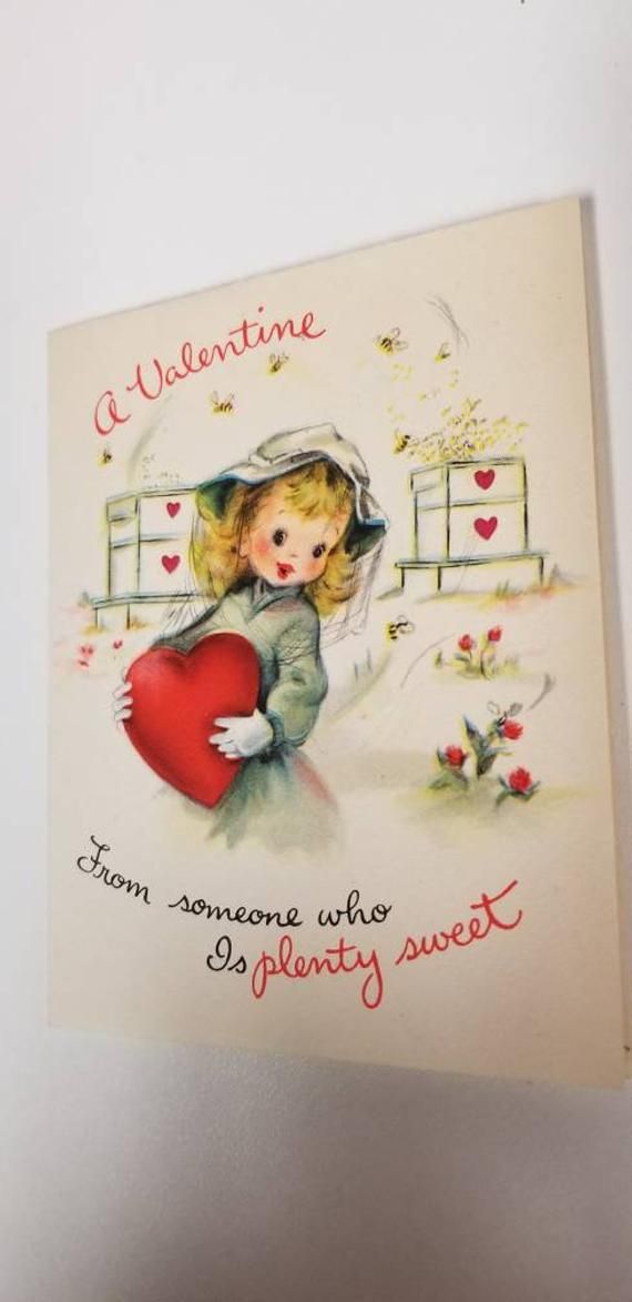 30 Vintage Valentine Cards 1970 Hallmark Valentine Card Etsy