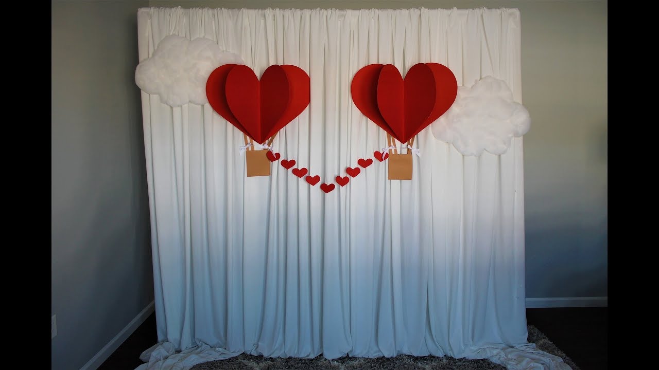 4 Elegant Valentine’s Day Backdrop Styles