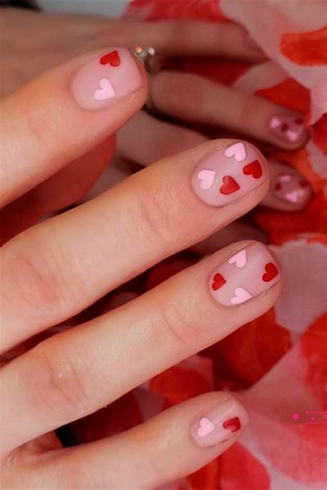 40 Cutest Valentines Nails That Are Modern Trendy In 2021 Nail