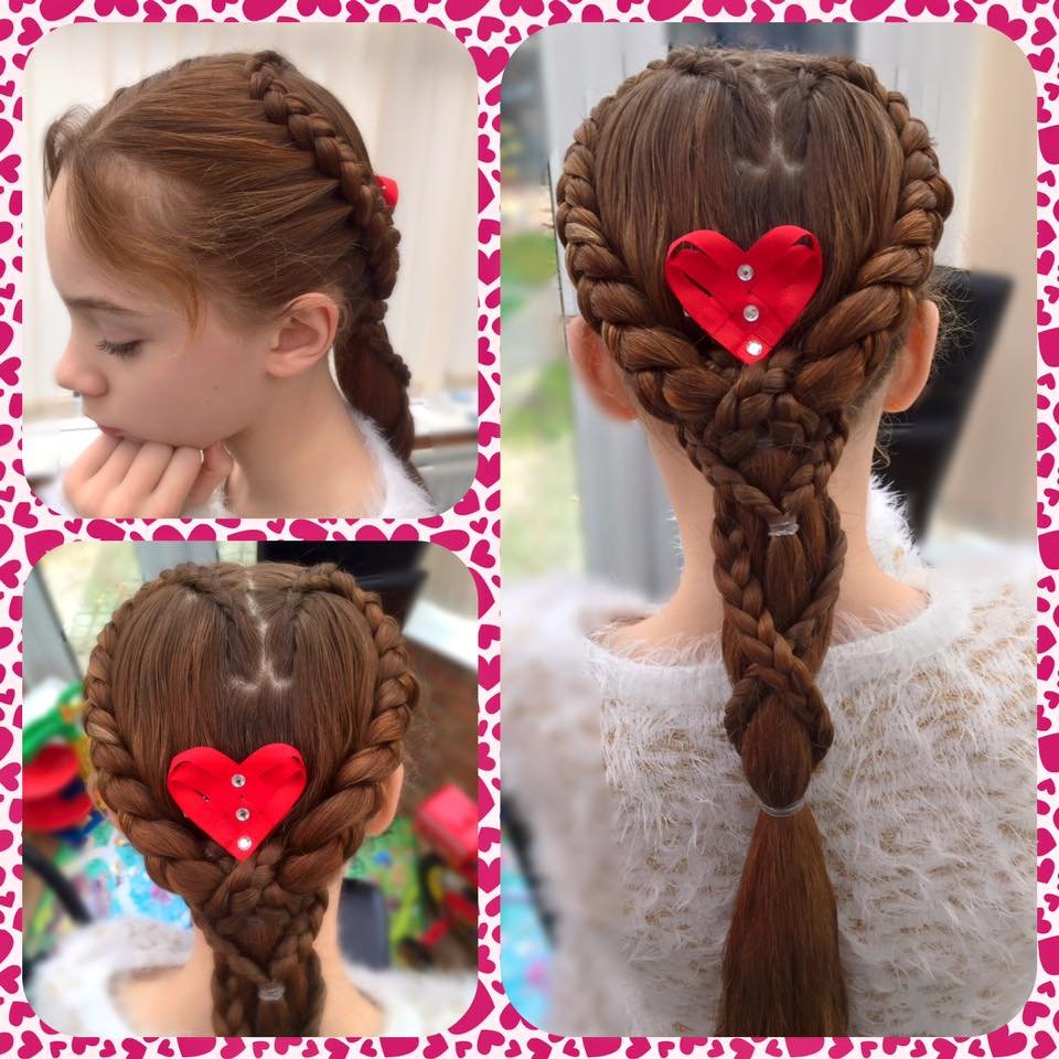 43 Cute Valentine S Day Hairstyle Ideas For Kids