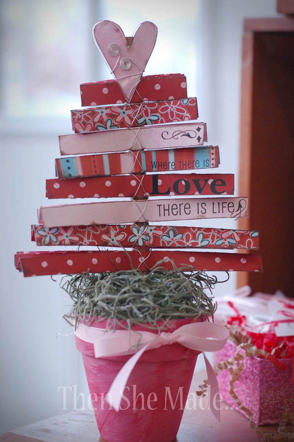 5 Cool Diy Valentine S Day Trees Shelterness