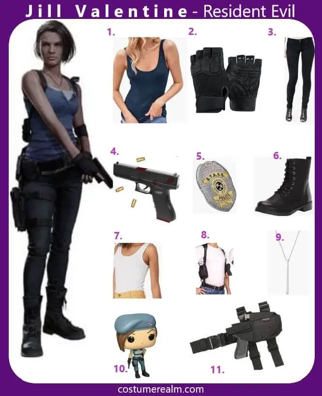 7 Best Accessories For A Jill Valentine Costume