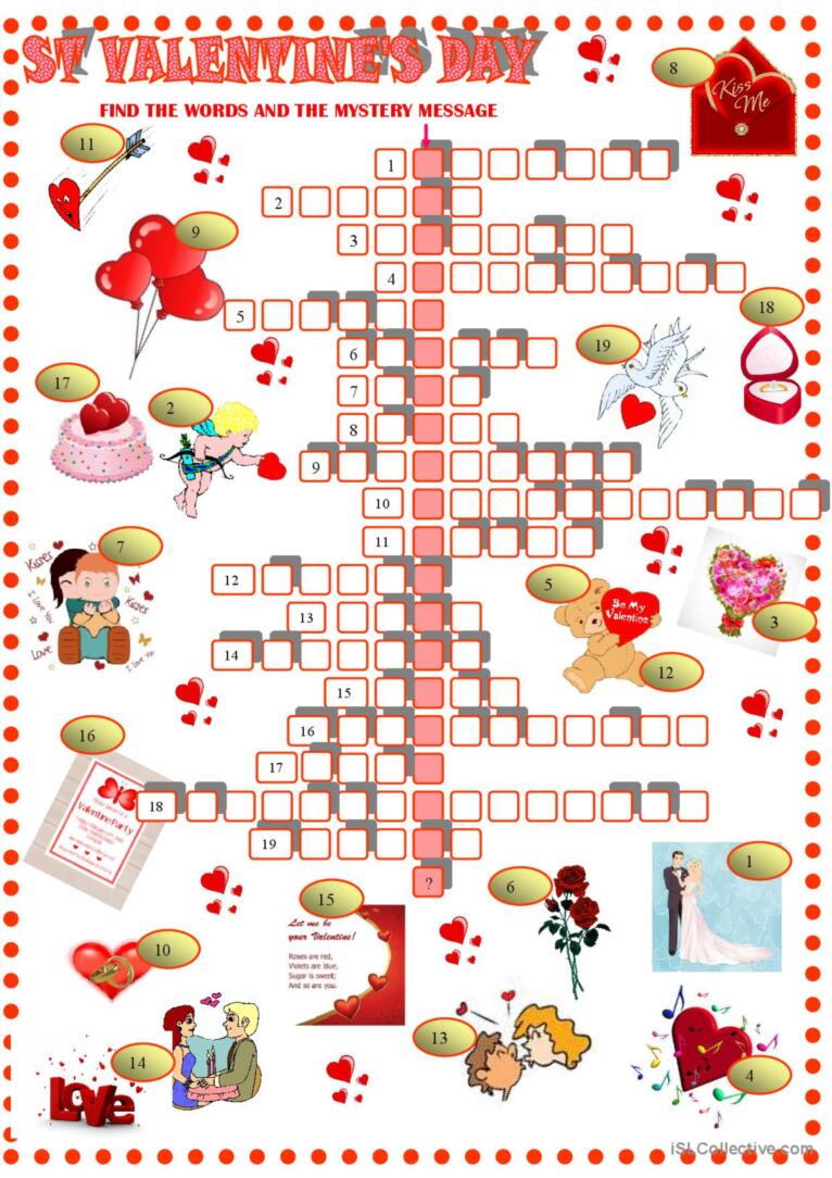 7 Quick Valentine’s Day Crossword Solutions