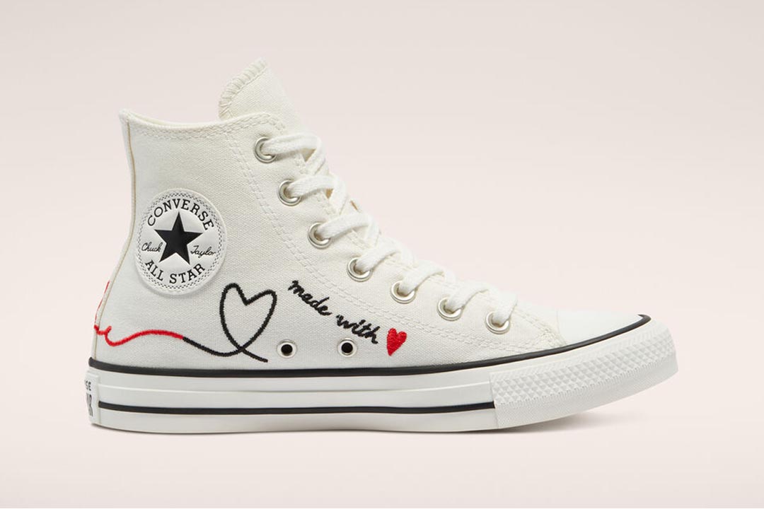 7 Unique Ways To Customize Valentine’s Converse