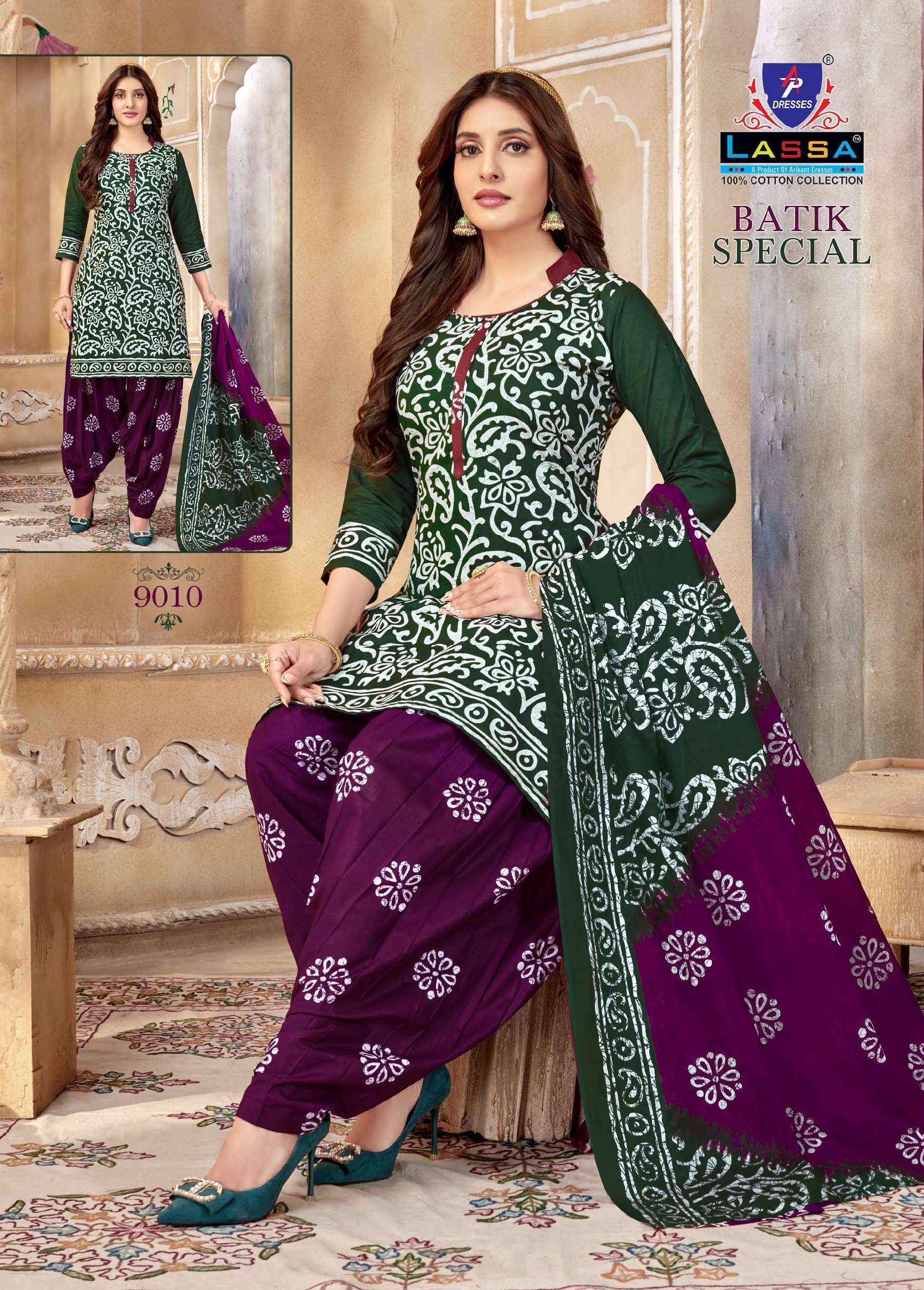 Batik Special Vol 9 By Lassa 9001 To 9010 Series Beautiful Festive Suits Colorful Stylish Fancy