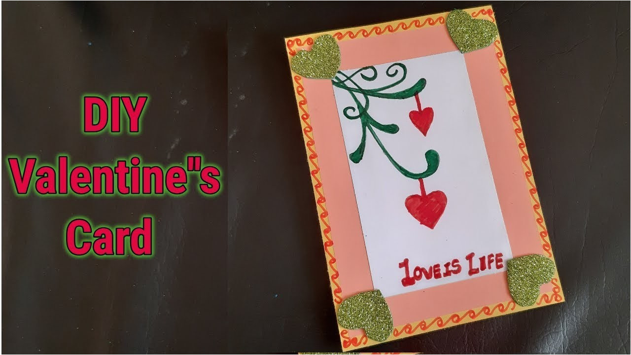 Beautiful Handmade Valentines Day Card For Boyfriend Handmade Card