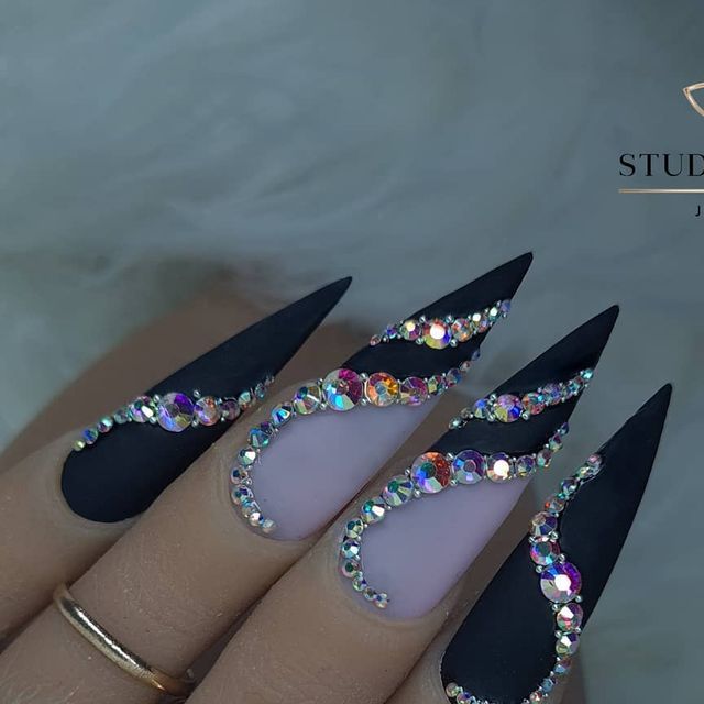 Black Valentine Nail Art For Beginners