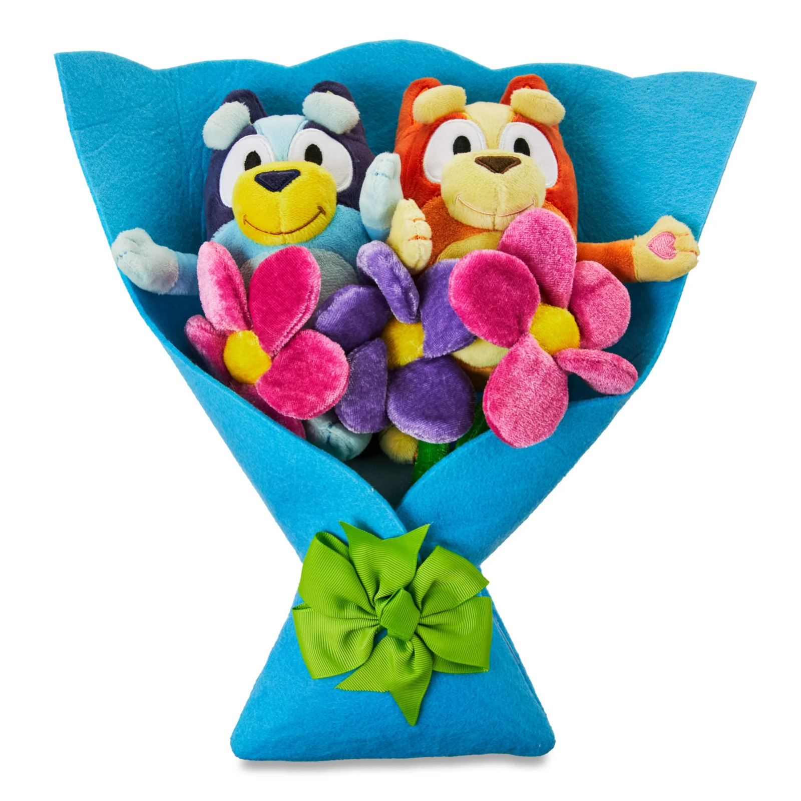 Bluey Cartoon Bluey Amp Bingo 14 Amp Quot Plush Valentine Amp 39 S Day Figure Bouquet Read La Paz County