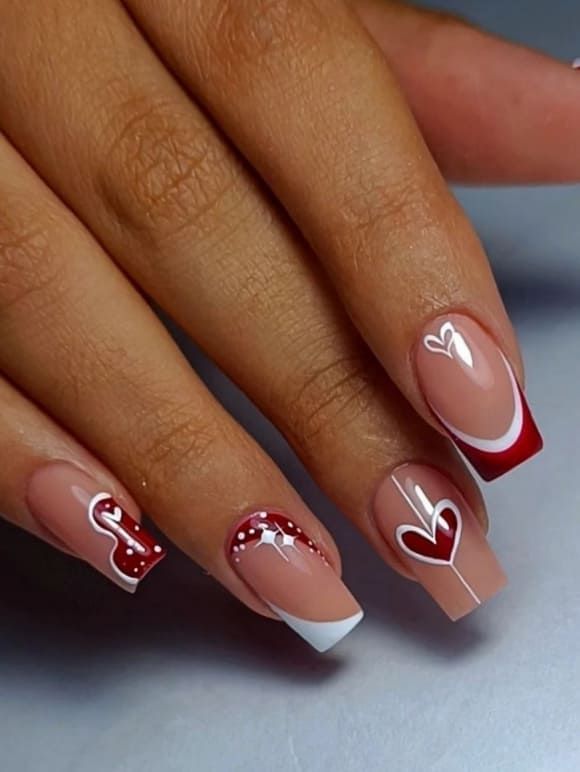 Complete Guide To Valentine’s Acrylic Nail Art