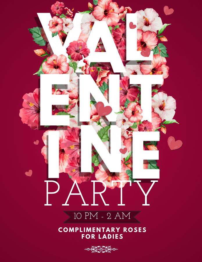 Creative Valentines Day Poster Flyer Social Media Graphic Design