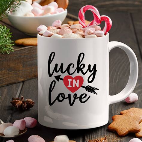 Cute Valentines Day Gift For Lovers White Coffee Mug Mugs Cups