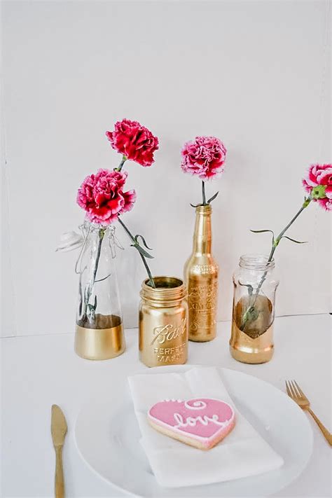 Diy A Simple Valentine S Day Centerpiece The Lolly Project