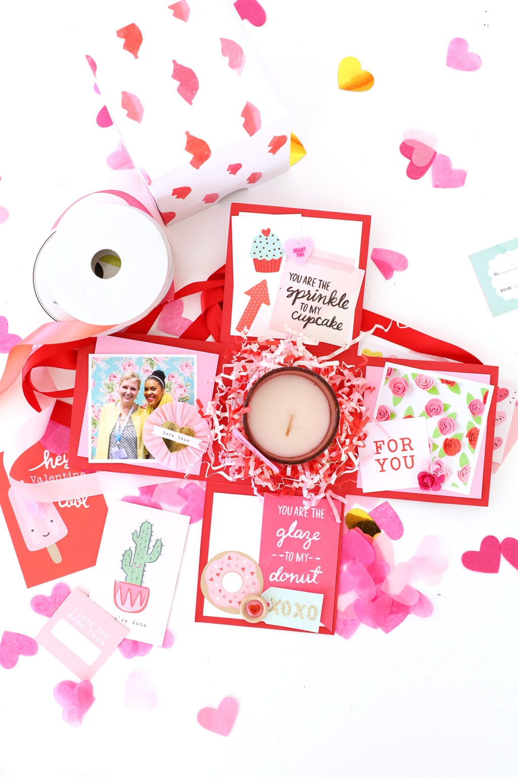 Diy Valentine S Day Surprise Box Damask Love