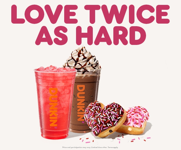 Dunkin Donuts Valentine's Day