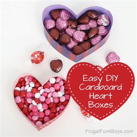 Easy Cardboard Valentine Heart Boxes Frugal Fun For Boys And Girls