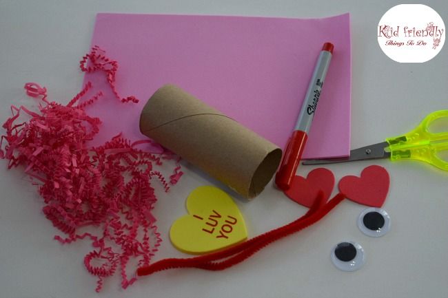 Easy Valentine Creature Craft For Kids To Make