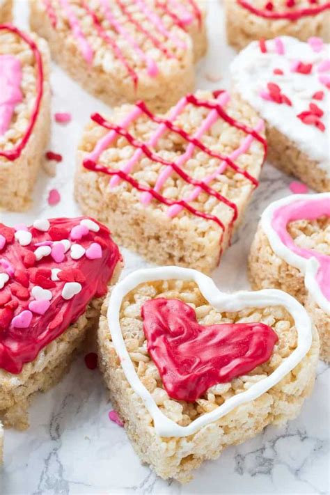 Extremely Easy Valentine Rice Krispie Treats Celebrate Amp Decorate