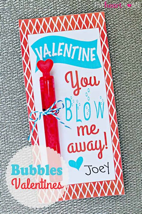 Free Bubble Valentines Day Card Printable Pdf