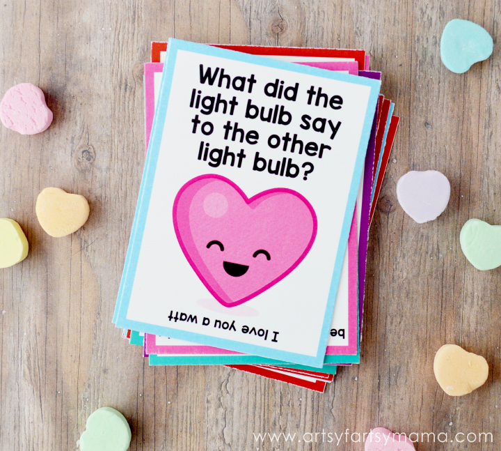 Free Printable Valentine Lunch Box Jokes Artsy Fartsy Mama