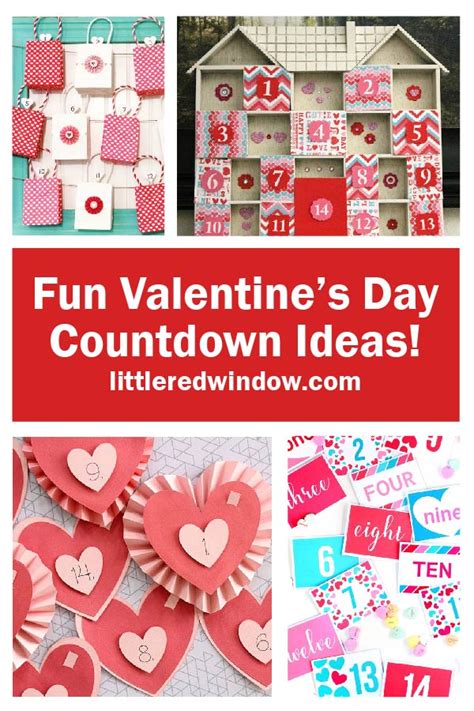 Fun Crafty Valentine S Day Countdown Ideas Little Red Window