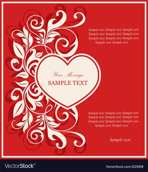 Happy Valentine Invitation Card Design