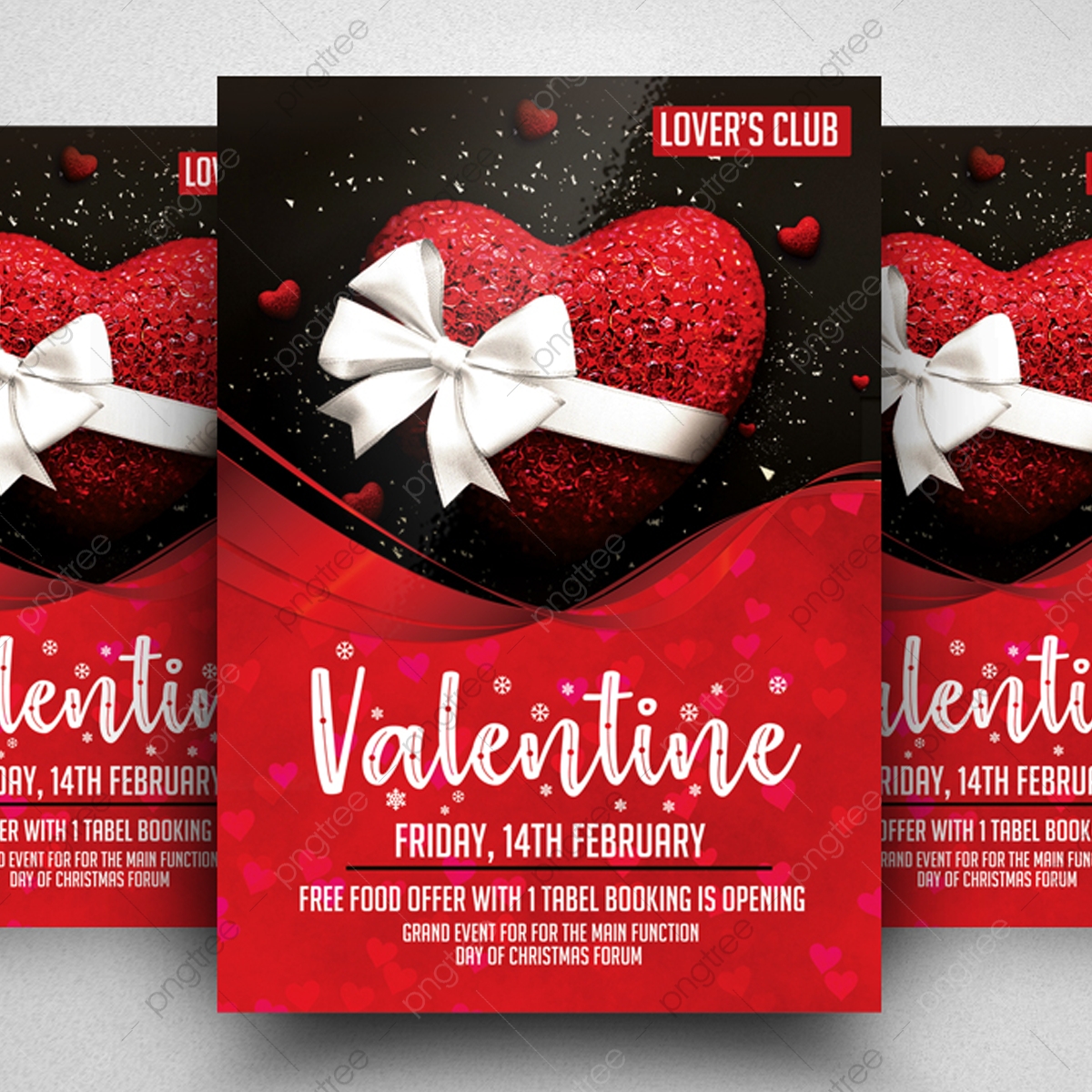 Happy Valentine S Day Flyer Design Template Download On Pngtree