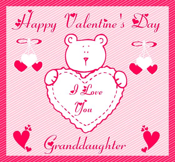 Happy Valentine S Day Granddaughter Love You Sweetest Hallmark