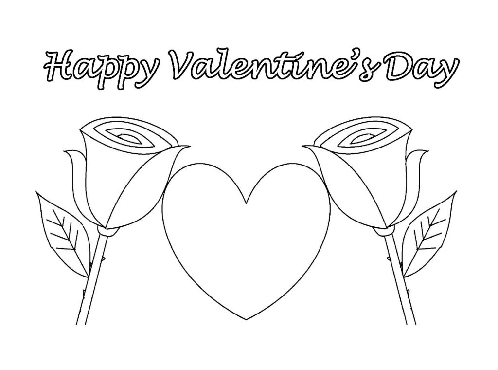 Happy Valentines Day Images Coloring Pages At Netsaylorblog Blog