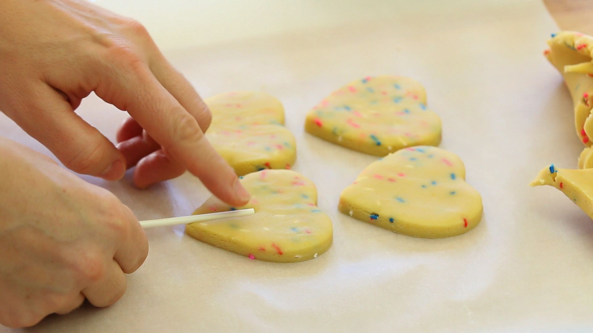 Heart Valentine Cookie Pops Recipe Buona Pappa