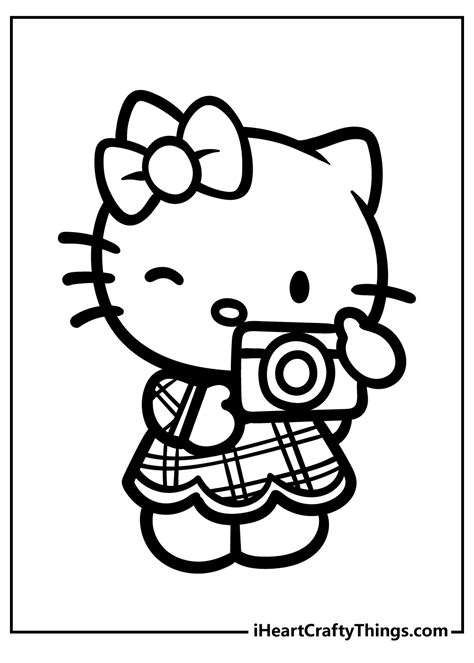 Hello Kitty Coloring Pages