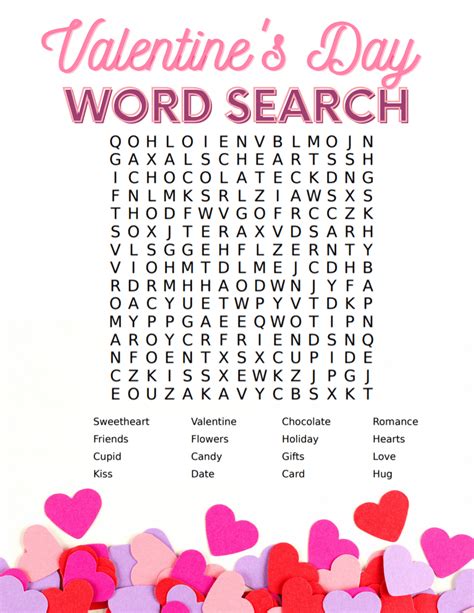 How To Create A Valentines Word Search?