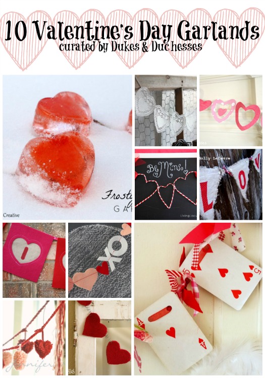 How To Decorate With Valentine’s Day Garlands