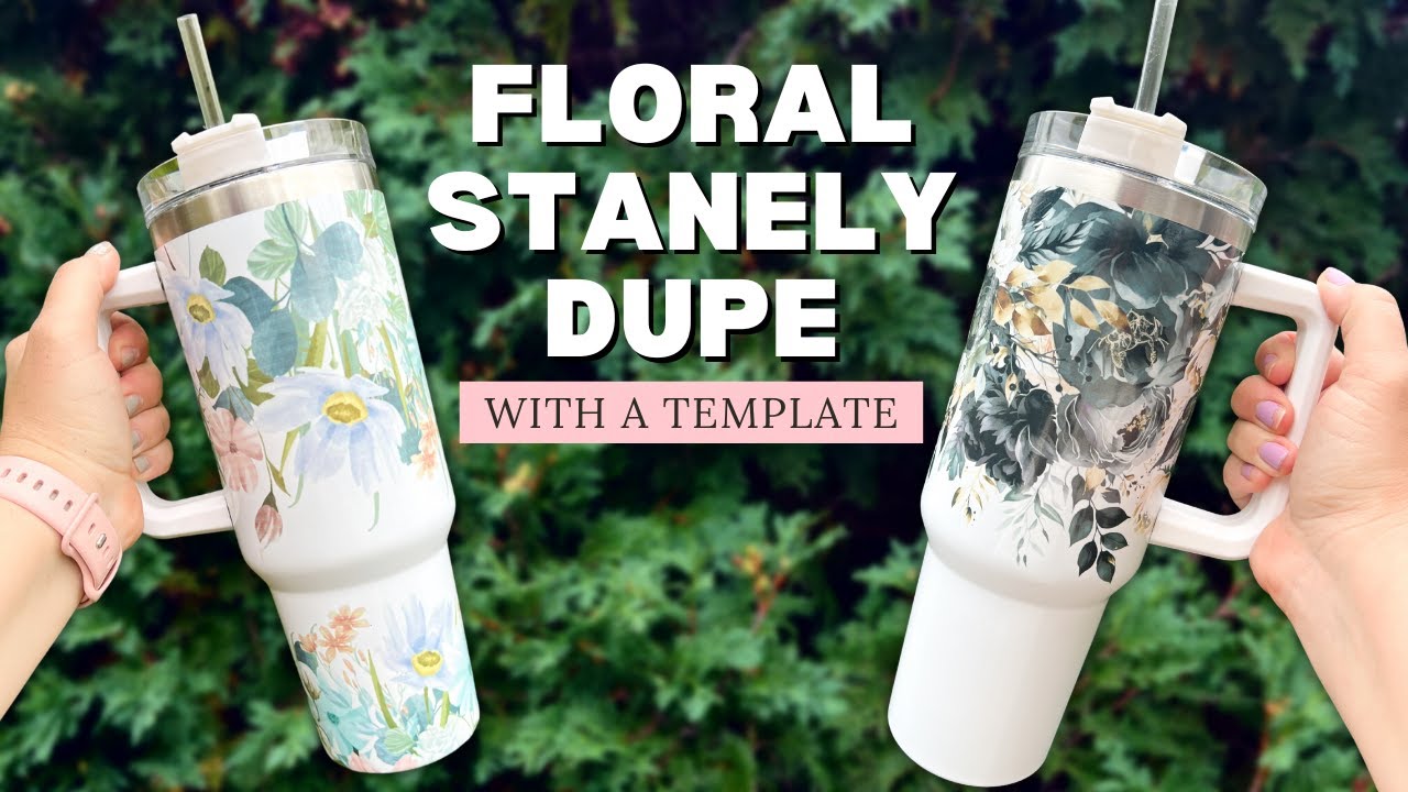 How To Sublimate A 40 Oz Tumbler Stanley Tumbler Dupe Youtube