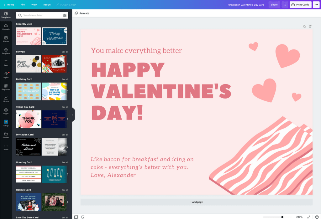 How To Use Canva For Valentine’s Day Graphics