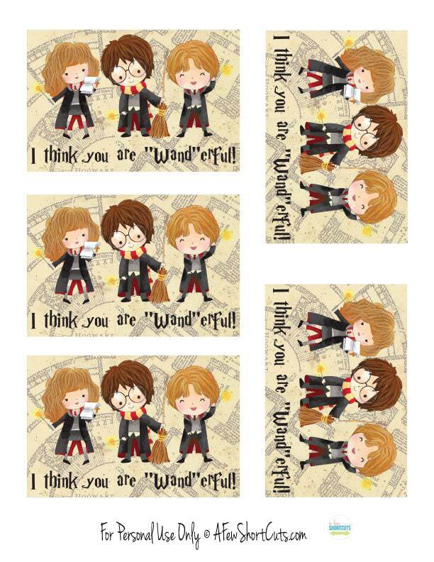 I Heart Harry Potter Printable Valentines Harry Potter Printables