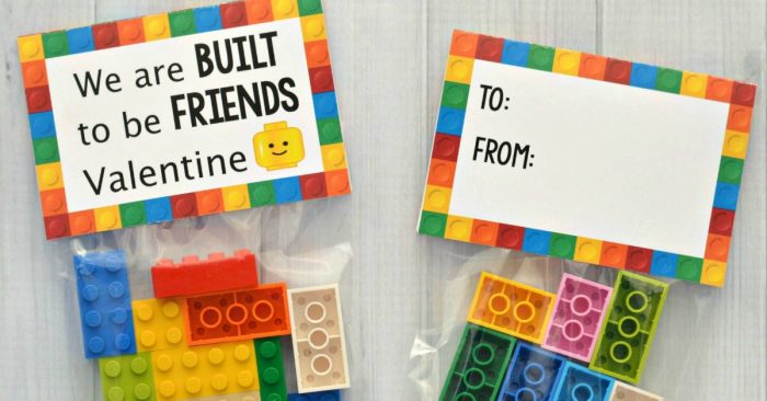 Lego Valentine Cards The Resourceful Mama