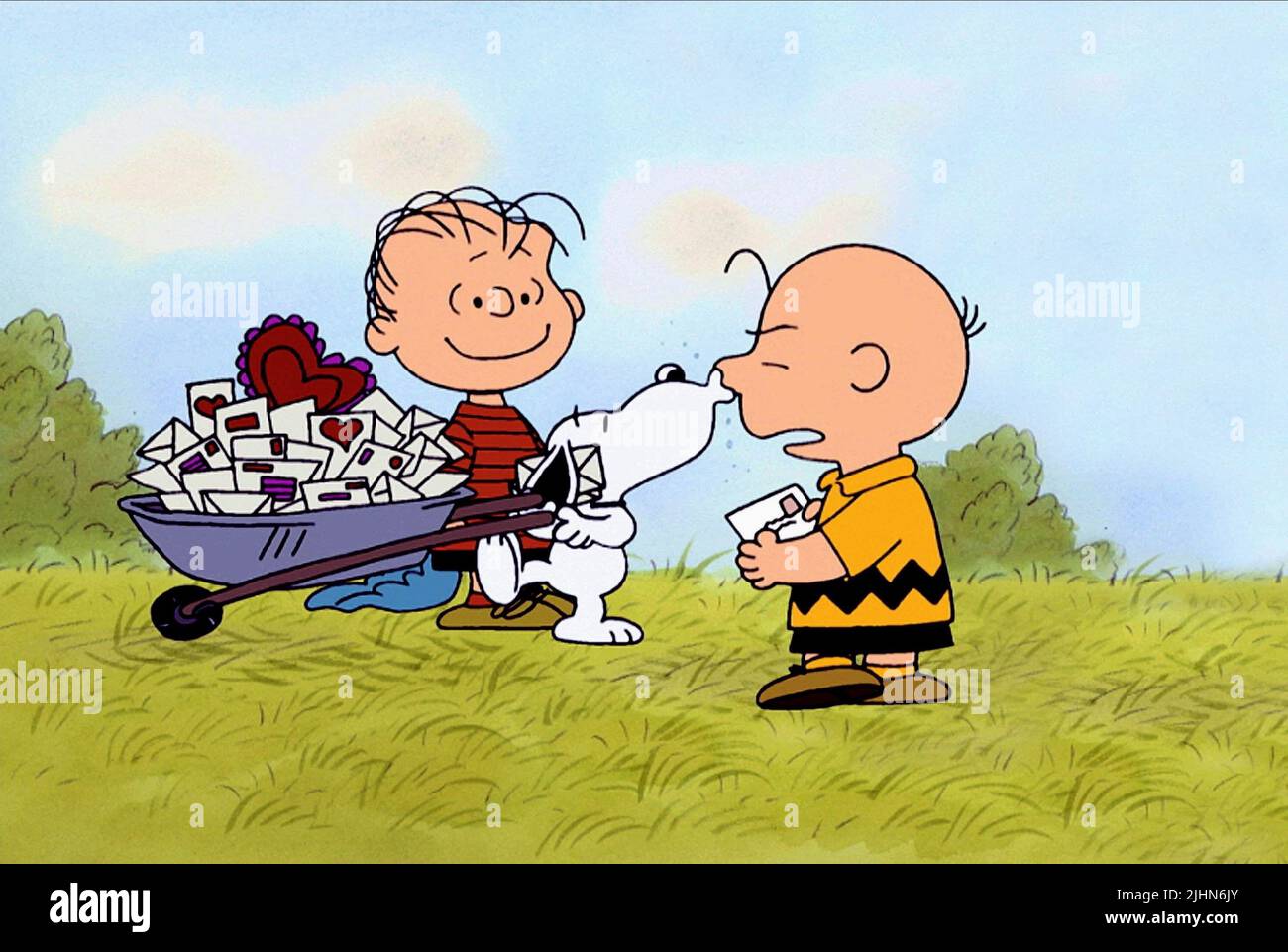 Linus Snoopy Charlie Brown A Charlie Brown Valentine 2002 Stock