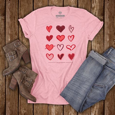 Love Heart Valentines Shirt Cute Valentines Day Outfits Valentine T