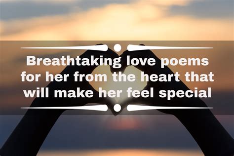 Make Her Feel Special Poems 11 Heartfelt Poems To Make Her Feel Loved