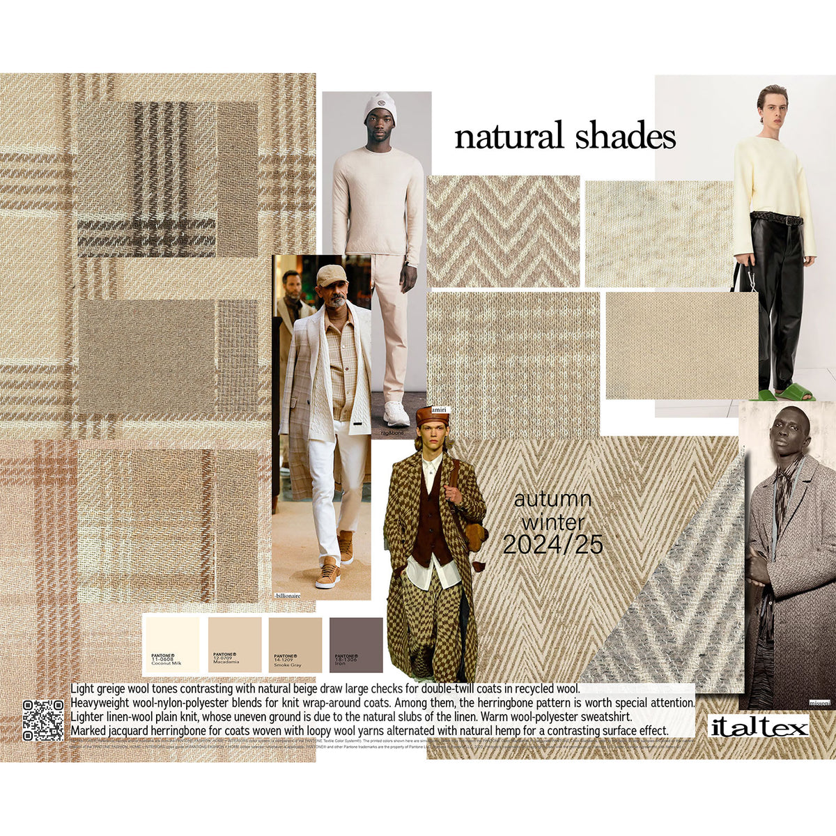 Menswear Colour And Fabric Trends Ss 2024 Italtex Trends