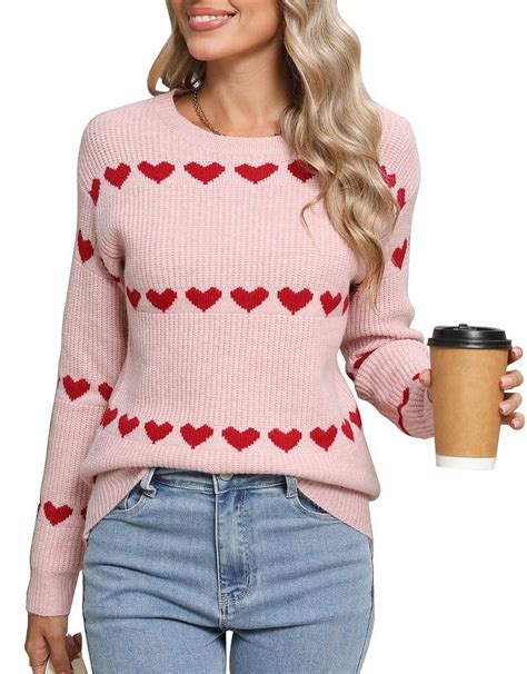 Nib Black Distressed Red Hearts Valentine S Day Sweater In 2024