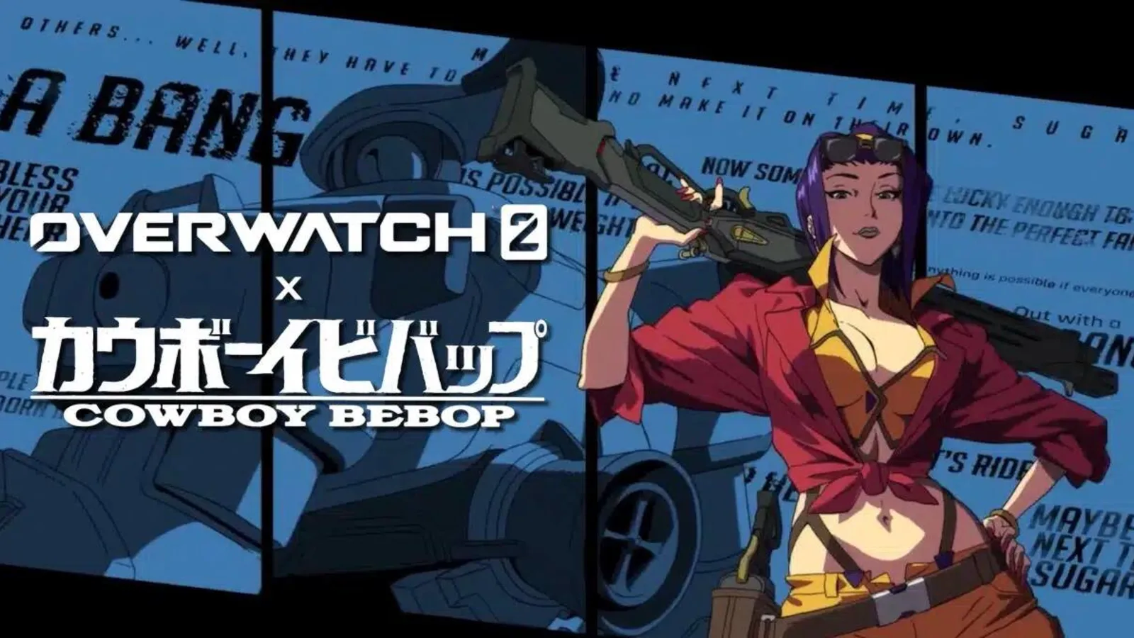 Overwatch 2 Cowboy Bebop Collab Trailer Reveals New Skins Yardbarker